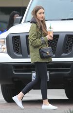 LILY COLLINS at Starbucks in West Hollywood 05/14/2019