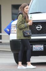 LILY COLLINS at Starbucks in West Hollywood 05/14/2019