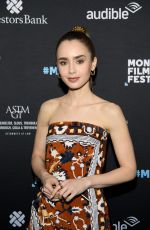 LILY COLLINS at Tolkien Screening at Montclair Film Festival in New Yersey 05/07/2019