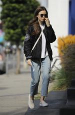 LILY COLLINS Out in Los Angeles 05/11/2019
