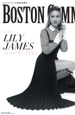 LILY JAMES in Boston Common Magazine, May 2019