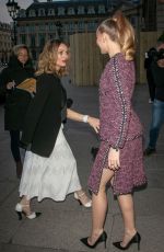 LILY-ROSE DEPP and VANESSA PARADIS at Chanel J12 Cocktail in Paris 05/02/2019