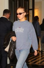 LILY-ROSE DEPP Leaves Mark Hotel in New York 05/07/2019