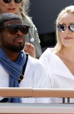 LINDSEY VONN and Pernell Karl Subban at French Tennis Open at Roland Garros in Paris 05/28/2019