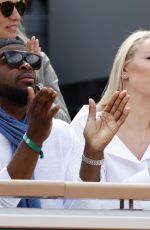 LINDSEY VONN and Pernell Karl Subban at French Tennis Open at Roland Garros in Paris 05/28/2019