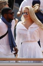 LINDSEY VONN and Pernell Karl Subban at French Tennis Open at Roland Garros in Paris 05/28/2019