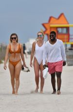 LINDSEY VONN in Swimsuit at a Beach in Miami 05/04/2019