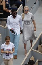 LINDSEY VONN Watching Serena Williams at Roland Garros 2019 French Open 05/30/2019