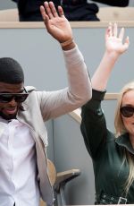 LINDSEY VONN Watching Serena Williams at Roland Garros 2019 French Open 05/30/2019