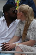 LINDSEY VONN Watching Serena Williams at Roland Garros 2019 French Open 05/30/2019