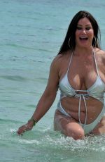 LISA APPLETON in Bikini on the Beach in Benidorm 05/12/2019