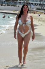 LISA APPLETON in Bikini on the Beach in Benidorm 05/12/2019