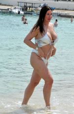 LISA APPLETON in Bikini on the Beach in Benidorm 05/12/2019
