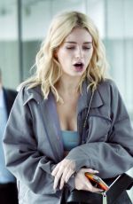 LOTTIE MOSS at Heathrow Airport in London 04/27/2019