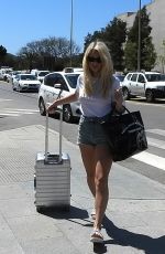 LOTTIE MOSS in Denim Shorts Out in Ibiza 05/06/2019