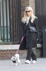 LOTTIE MOSS Out with Her Dog in London 05/07/2019