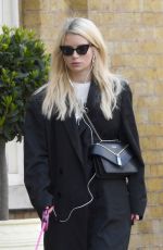 LOTTIE MOSS Out with Her Dog in London 05/07/2019