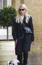 LOTTIE MOSS Out with Her Dog in London 05/07/2019