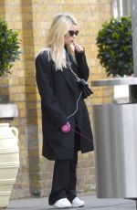LOTTIE MOSS Out with Her Dog in London 05/07/2019