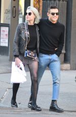 LUCY BOYNTON and Rami Malek Out in New York 05/08/2019