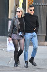 LUCY BOYNTON and Rami Malek Out in New York 05/08/2019