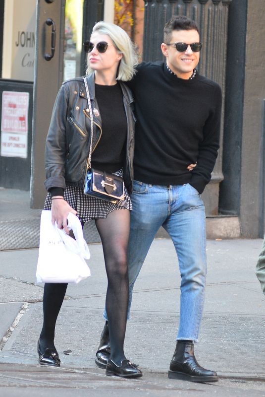 LUCY BOYNTON and Rmi Malek Out in New York 05/08/2019