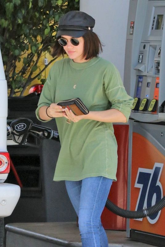 LUCY HALE at a Gas Station in Los Angeles 05/30/2019