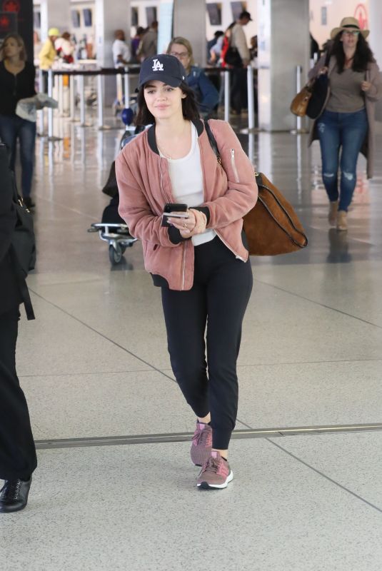LUCY HALE at Los Angeles International Airport 05/29/2019