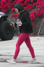 LUCY HALE Heading to a Gym in Studio City 05/19/2019