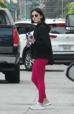 LUCY HALE Heading to a Gym in Studio City 05/19/2019