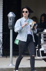 LUCY HALE Out for Coffee in Los Angeles 05/21/2019