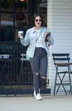 LUCY HALE Out for Coffee in Los Angeles 05/21/2019