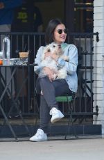 LUCY HALE Out for Coffee in Los Angeles 05/21/2019