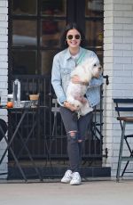 LUCY HALE Out for Coffee in Los Angeles 05/21/2019