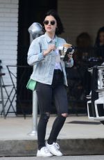 LUCY HALE Out for Coffee in Los Angeles 05/21/2019