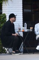 LUCY HALE Out for Coffee in Los Angeles 05/21/2019