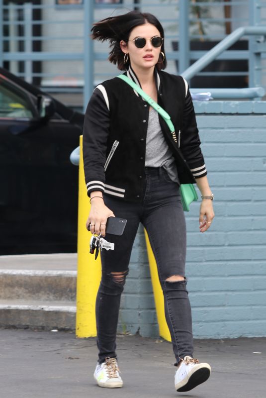 LUCY HALE Out in Los Angeles 05/20/2019