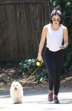 LUCY HALE Out with her Dog in Hollywood Hills 05/29/2019