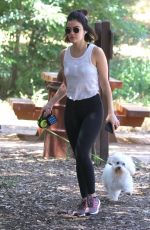 LUCY HALE Out with her Dog in Hollywood Hills 05/29/2019