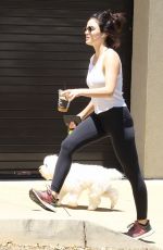 LUCY HALE Out with her Dog in Hollywood Hills 05/29/2019