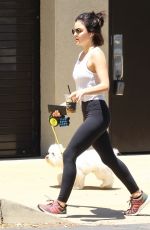 LUCY HALE Out with her Dog in Hollywood Hills 05/29/2019