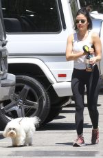LUCY HALE Out with her Dog in Hollywood Hills 05/29/2019