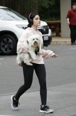 LUCY HALE Out with Her Dog in Los Angeles 05/18/2019