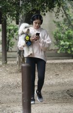 LUCY HALE Out with Her Dog in Los Angeles 05/18/2019