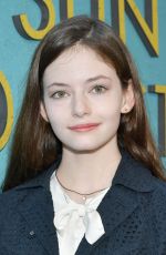 MACKENZIE FOY at The Sun Is Also A Star Premiere in Los Angeles 05/13/2019