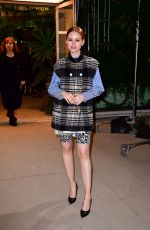 MADELAINE PETSCH Leaves Louis Vuitton Cruise 2020 Fashion Show in New York 05/08/2019