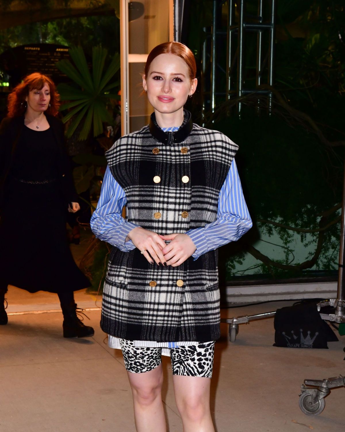 MADELAINE PETSCH Leaves Louis Vuitton Cruise 2020 Fashion Show in New York 05/08/2019 – HawtCelebs