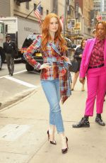 MADELEINE PETSH Arrives at Strahan & Sara in New York 05/07/2019