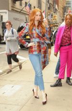 MADELEINE PETSH Arrives at Strahan & Sara in New York 05/07/2019