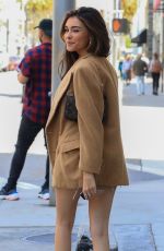 MADISON BEER in Denim Shorts Out Shopping in Beverly Hills 05/01/2019